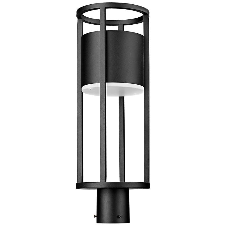 Image 6 Luca 21 3/4" High Black LED Outdoor Post Light more views