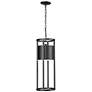 2_Luca 24" High Black LED Outdoor Hanging Light