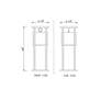 4_Luca 24" High Black LED Outdoor Hanging Light more views