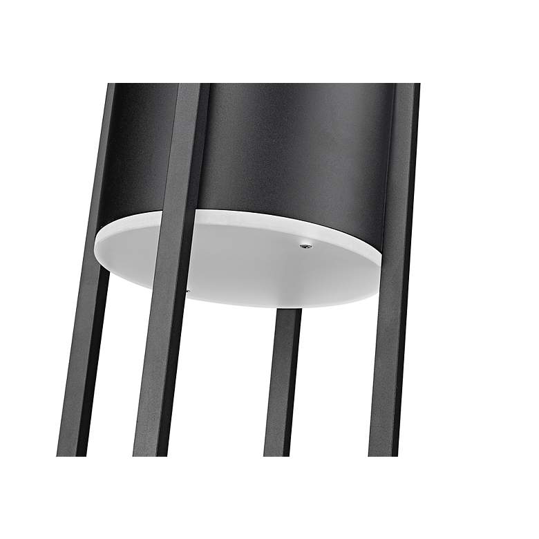 Image 7 Luca 24" High Black LED Outdoor Hanging Light more views