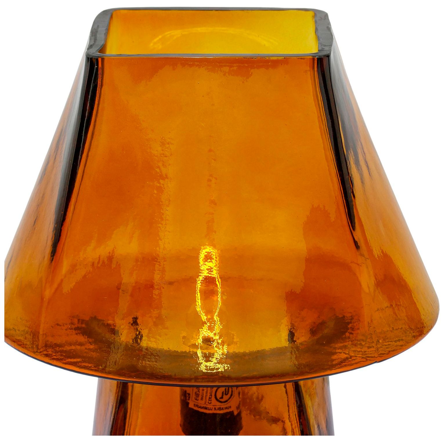 Image 4 Luca Amber Glass Mini Lamp more views