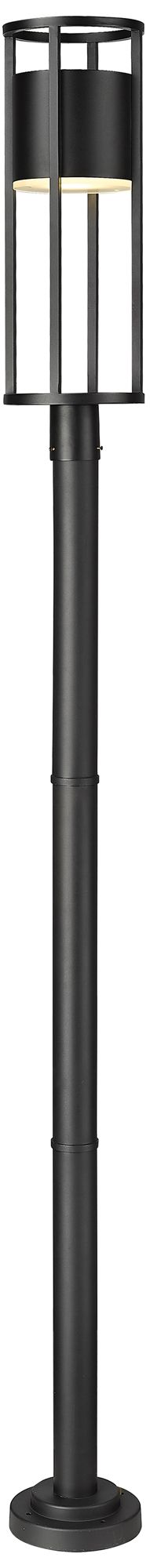 Image 2 Luca by Z-Lite Black 101.51 inch LED 1 Light Outdoor Post Mounted Fixture