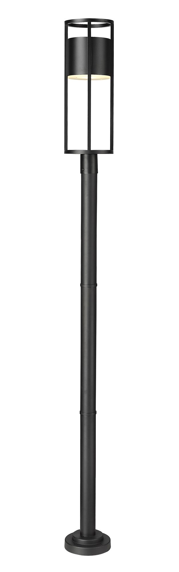 Image 5 Luca by Z-Lite Black 101.51 inch LED 1 Light Outdoor Post Mounted Fixture more views