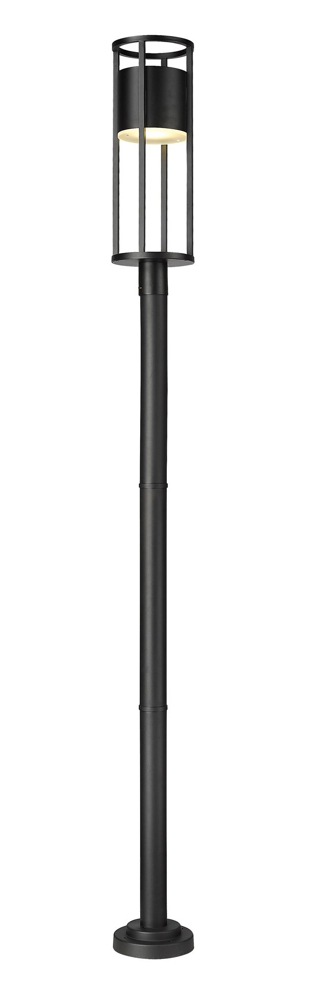 Image 6 Luca by Z-Lite Black 101.51 inch LED 1 Light Outdoor Post Mounted Fixture more views