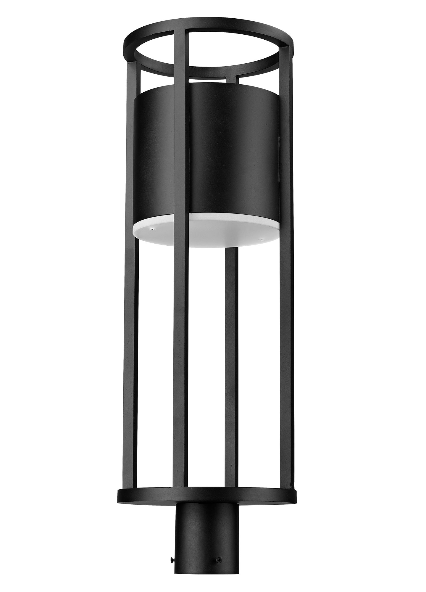 Image 5 Luca by Z-Lite Black 27.75 inch LED 1 Light Outdoor Post Mount Fixture more views