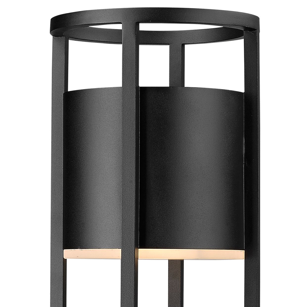 Image 4 Luca by Z-Lite Black 29.75 inch LED 1 Light Outdoor Pier Mounted Fixture more views