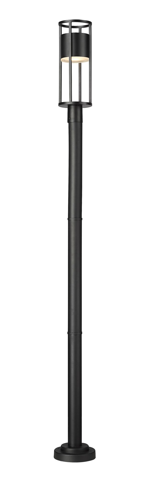 Image 5 Luca by Z-Lite Black 95.5 inch LED 1 Light Outdoor Post Mounted Fixture more views