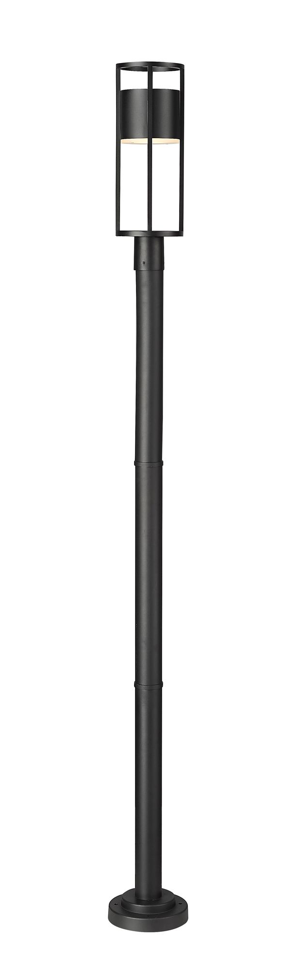 Image 6 Luca by Z-Lite Black 95.5 inch LED 1 Light Outdoor Post Mounted Fixture more views