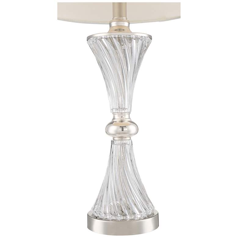 Image 4 Luca Glass USB Table Lamps Set of 2 with Table Top Dimmers more views