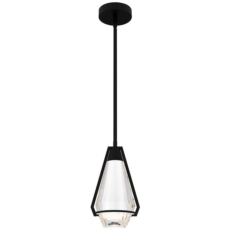Image 1 Luca Integrated LED Matte Black Mini Pendant