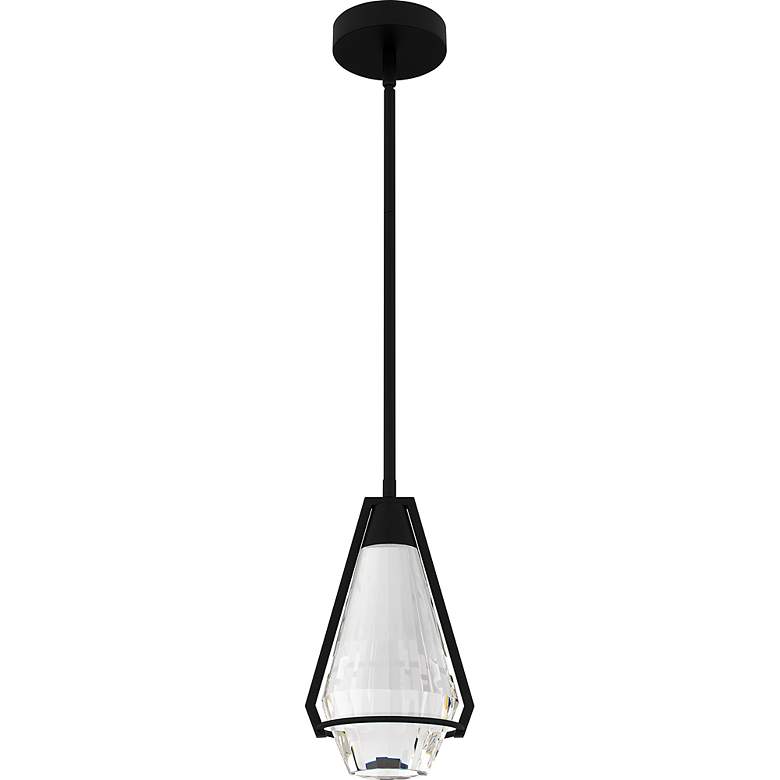 Image 2 Luca Integrated LED Matte Black Mini Pendant more views