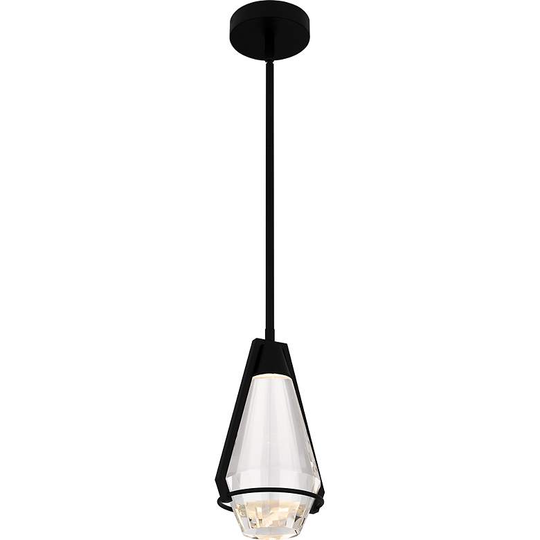 Image 4 Luca Integrated LED Matte Black Mini Pendant more views