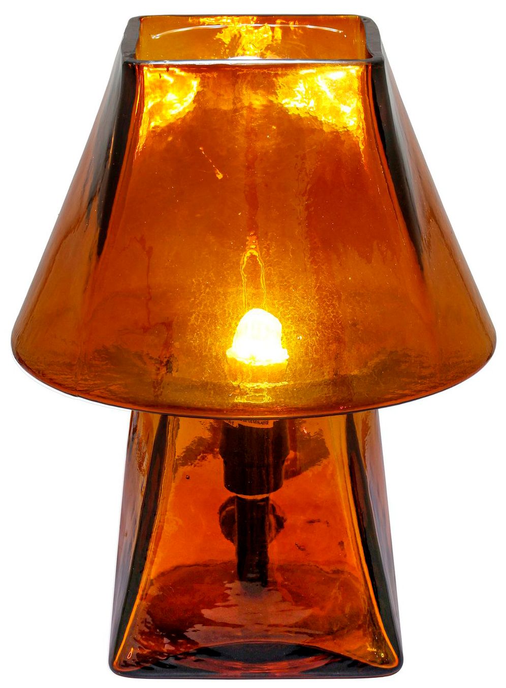 Image 2 Luca Smokey Glass Mini Lamp more views