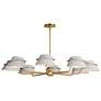2_Lucas 47.75" Wide Natural Aged Brass 8-Light Chandelier