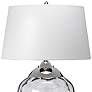 2_Lucas and McKearn Samara 28" High Wavy Texture Smoked Glass Table Lamp more views