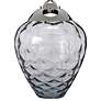 3_Lucas and McKearn Samara 28" High Wavy Texture Smoked Glass Table Lamp more views