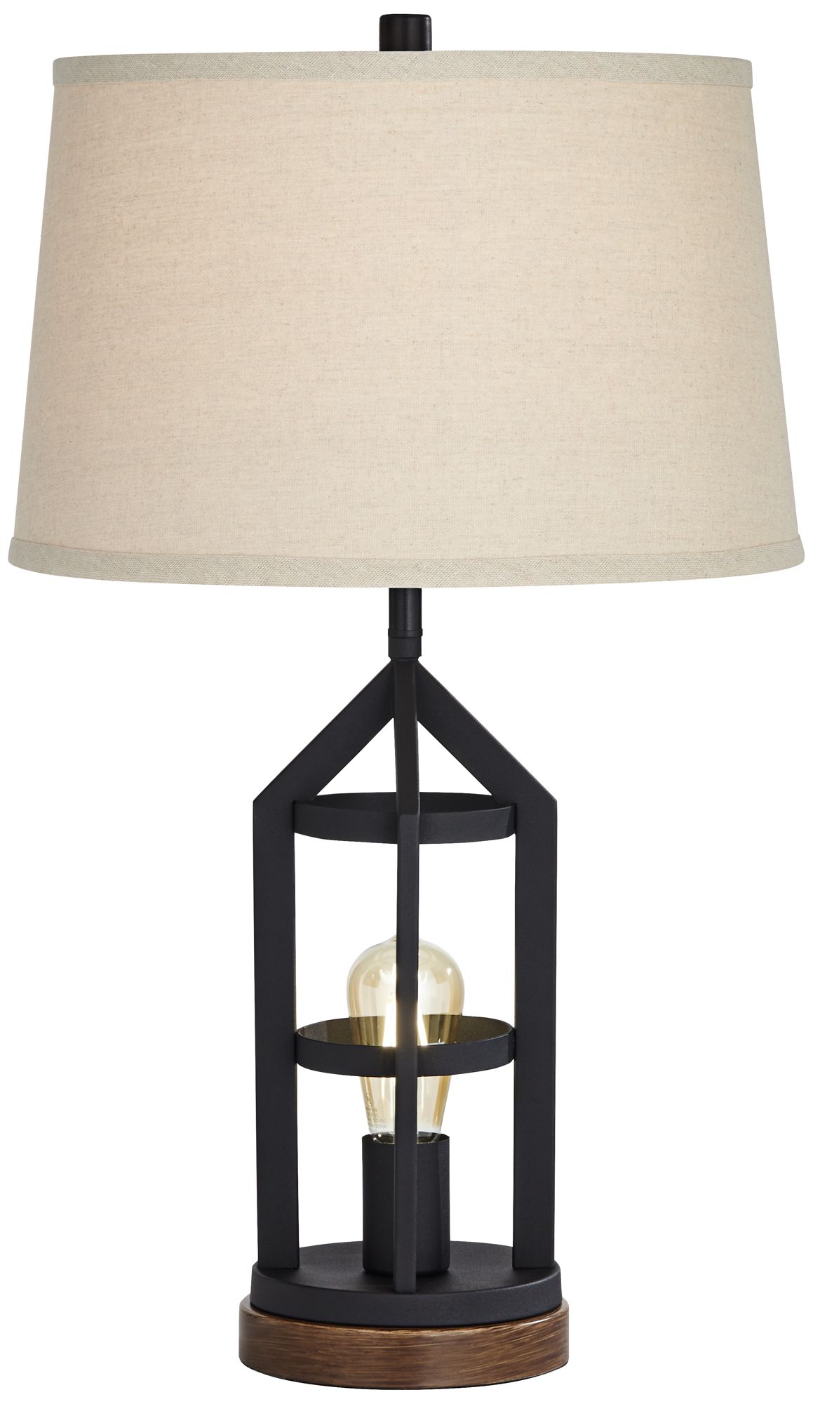 Lucas Dark Bronze USB Night Light Table Lamps Set of 2