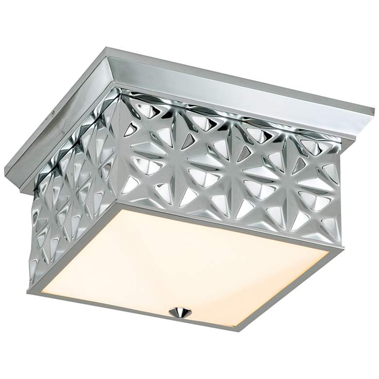Image 2 Lucas McKearn Alpha 14 1/2" Wide Polished Chrome Ceiling Light