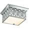 Lucas McKearn Alpha 14 1/2" Wide Polished Chrome Ceiling Light