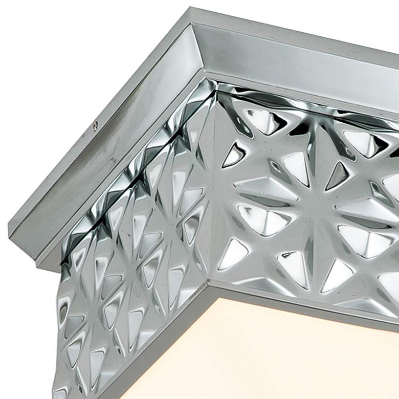 Image 3 Lucas McKearn Alpha 14 1/2" Wide Polished Chrome Ceiling Light more views