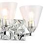 2_Lucas McKearn Alpha 24" Wide 3-Light Polished Chrome Bath Light more views