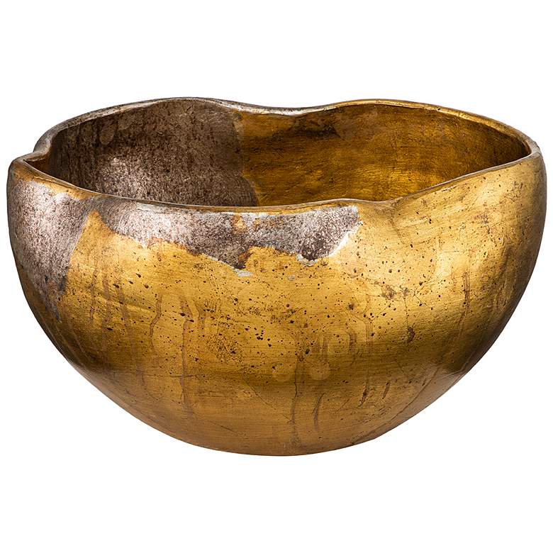 Image 1 Lucas McKearn Annunciation 15" Wide Decorative Gold Bronze Modern Bowl