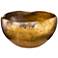 Lucas McKearn Annunciation 15" Wide Decorative Gold Bronze Modern Bowl