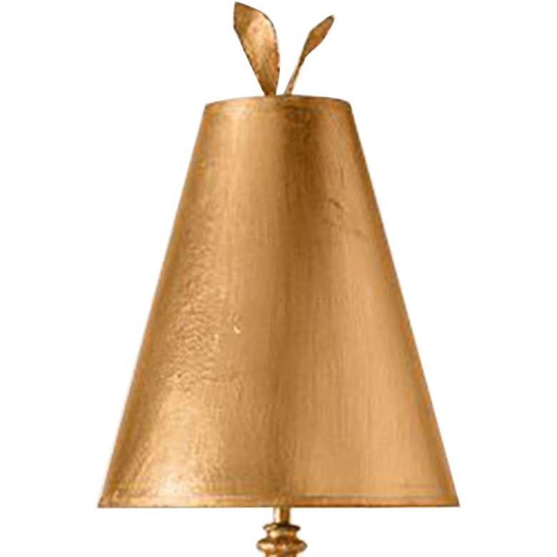 Image 3 Lucas McKearn Azalea 34" High Gold Leaf Blossom Buffet Table Lamp more views
