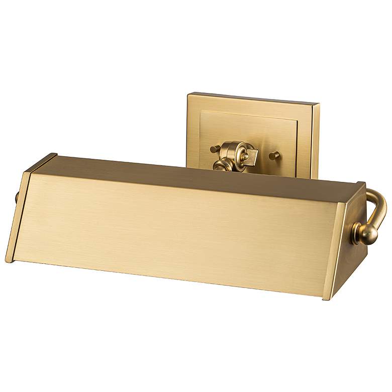 Image 1 Lucas McKearn Cade 10" Wide Brushed Bronze Picture Light