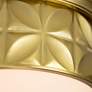 4_Lucas McKearn Epsilon 17 1/2" Wide Aged Brass Round Ceiling Light more views