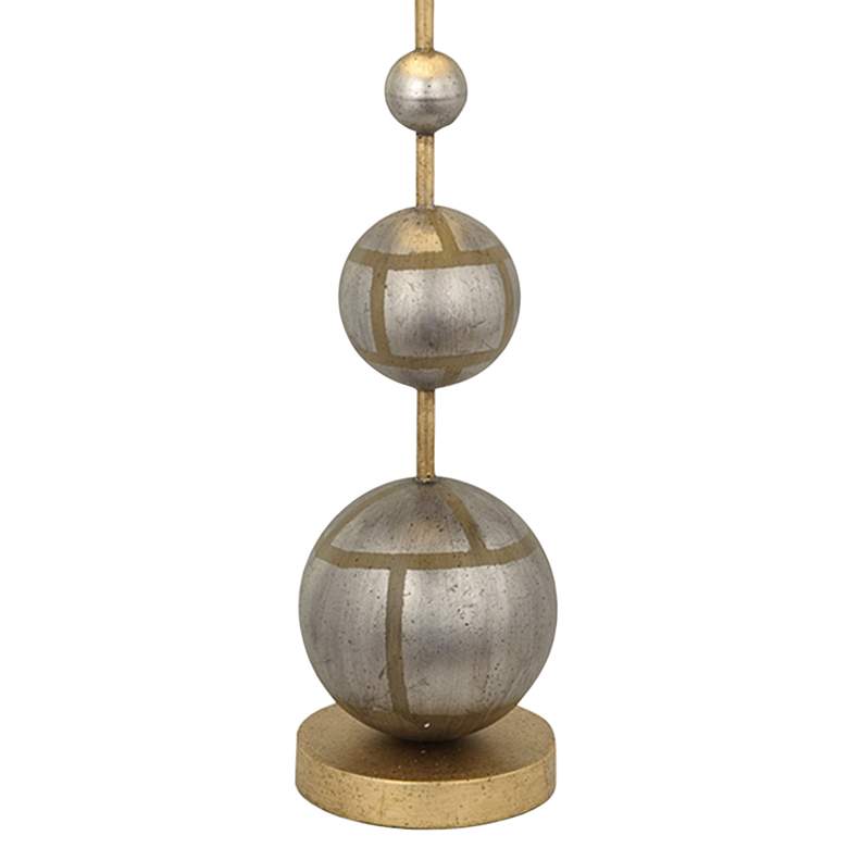 Image 4 Lucas McKearn Marie 34" High Silver Gold Spheres Metal Table Lamp more views