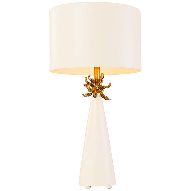 Image 2 Lucas McKearn Neo 31 1/2" French White Cone-Shaped Modern Table Lamp