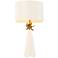 Lucas McKearn Neo 31 1/2" French White Cone-Shaped Modern Table Lamp