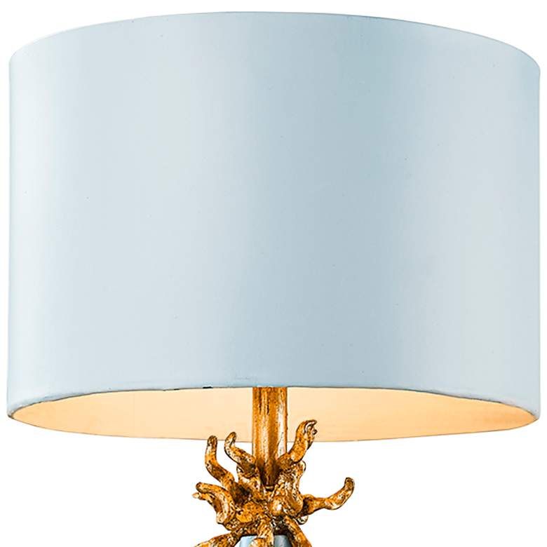 Image 2 Lucas McKearn Neo Le Ciel Gold and Blue Cone-Shaped Table Lamp more views