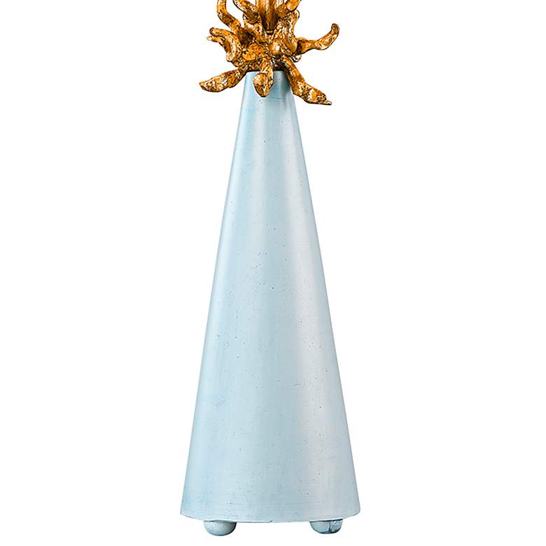 Image 3 Lucas McKearn Neo Le Ciel Gold and Blue Cone-Shaped Table Lamp more views