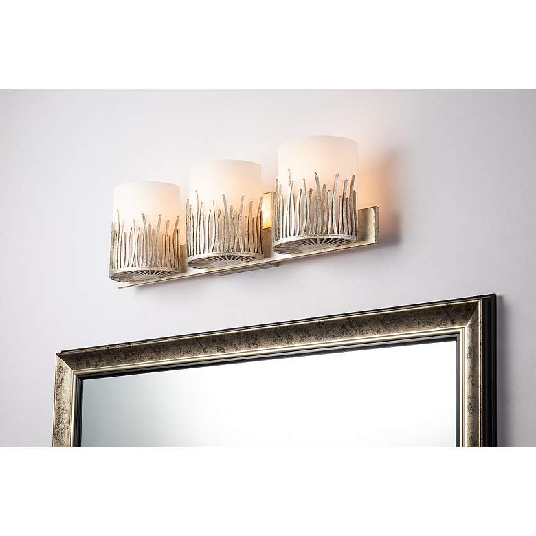 Image 4 Lucas McKearn Sawgrass 22" Wide 3-Light Distressed Silver Vanity more views