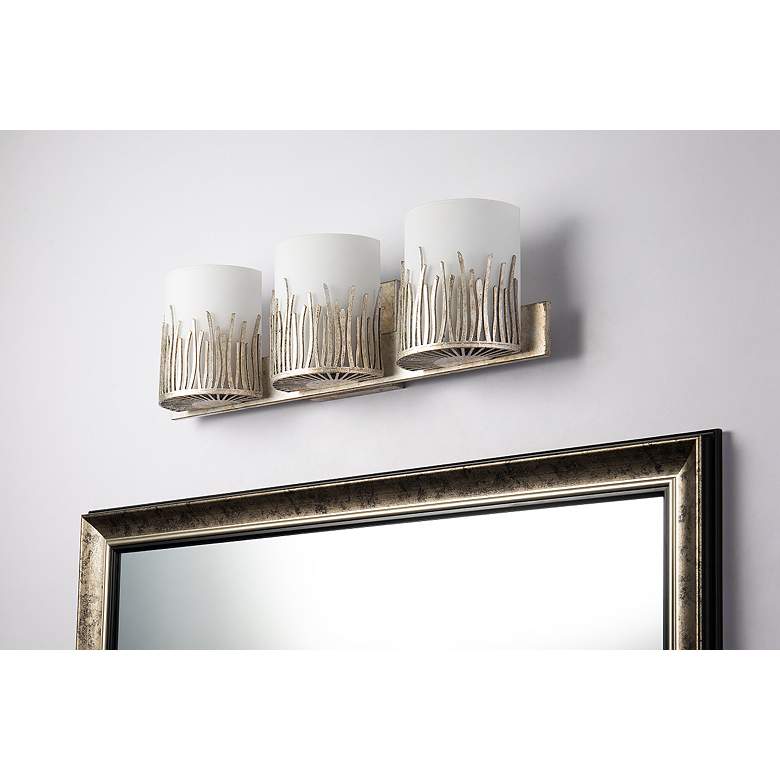 Image 5 Lucas McKearn Sawgrass 22" Wide 3-Light Distressed Silver Vanity more views