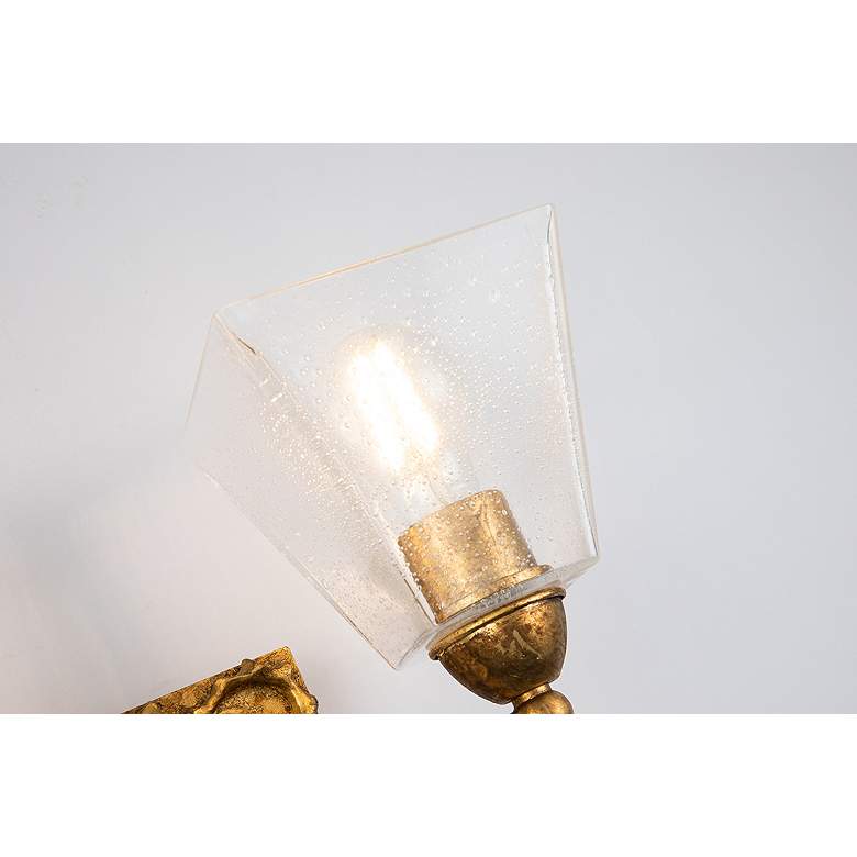 Image 4 Lucas McKearn Star 8 1/4" Wide 2-Light Gold Bath Vanity Fixture more views