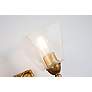 4_Lucas McKearn Star 8 1/4" Wide 2-Light Gold Bath Vanity Fixture more views