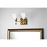 5_Lucas McKearn Star 8 1/4" Wide 2-Light Gold Bath Vanity Fixture more views