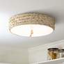 1_Lucas McKearn Trellis 16" Wide Putty Patina Ceiling Light
