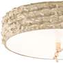 3_Lucas McKearn Trellis 16" Wide Putty Patina Ceiling Light more views