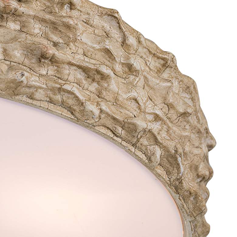 Image 5 Lucas McKearn Trellis 16" Wide Putty Patina Ceiling Light more views