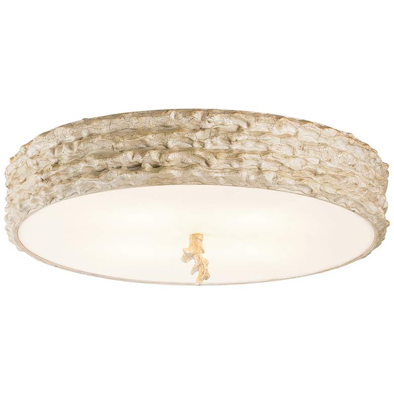 Image 1 Lucas McKearn Trellis 20" Putty Patina Modern Rustic Ceiling Light