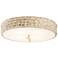 Lucas McKearn Trellis 20" Putty Patina Modern Rustic Ceiling Light