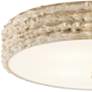 2_Lucas McKearn Trellis 20" Putty Patina Modern Rustic Ceiling Light more views