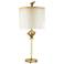Lucas McKearn Trellis 31 1/4" Putty Silver Leaf Table Lamp