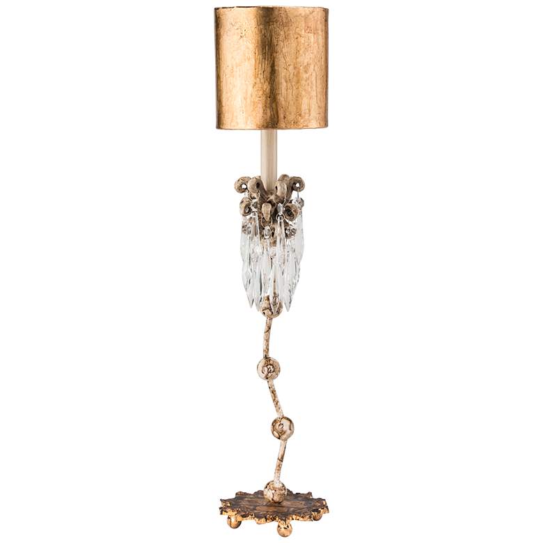 Image 1 Lucas McKearn Venetian 26" High Beige Patina Crystals Table Lamp