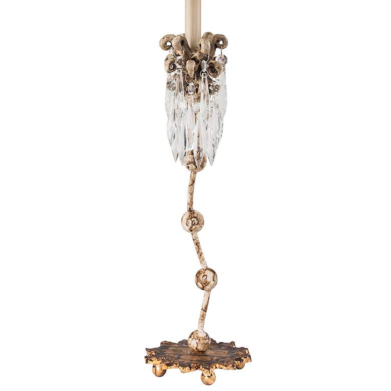 Image 3 Lucas McKearn Venetian 26" High Beige Patina Crystals Table Lamp more views