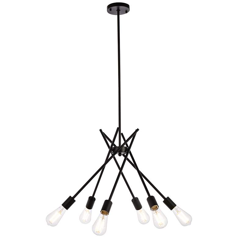 Image 2 Lucca 23" Pendant In Black